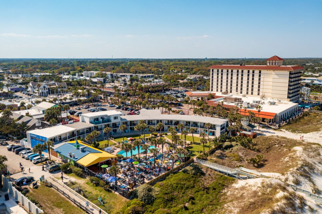 Arial shot of Jacksonville.